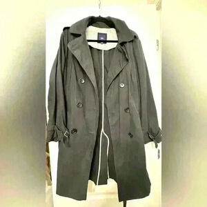 GAP Black Trench Coat
